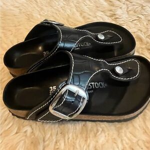 Birkenstock Black Gizeh Size 35